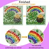 DIY Pre-Framed St- Patrick Day Button Art Canvas Kit