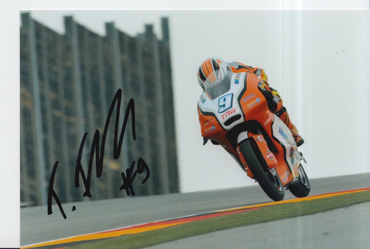 Toni Finsterbusch Hand Signed 7x5 Photo Poster painting Kiefer Racing Moto3 MotoGP 1.