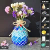 Wooden Vase Solid Mosaic Art Handmade Pasting Material Pack DIY Creative Decoration Kit