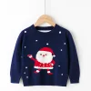 Kid Baby Boy Girl Christmas Claus Bottomed Sweater