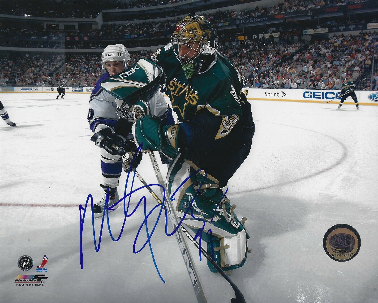 Signed 8x10 MARTY TURCO Dallas Stars Autographed Photo Poster painting - COA