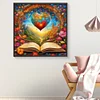 Diamond Painting -DIY Full Round Drill Heart Book