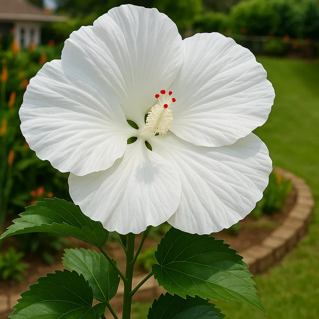 White-Double Hibiscus Bulbs