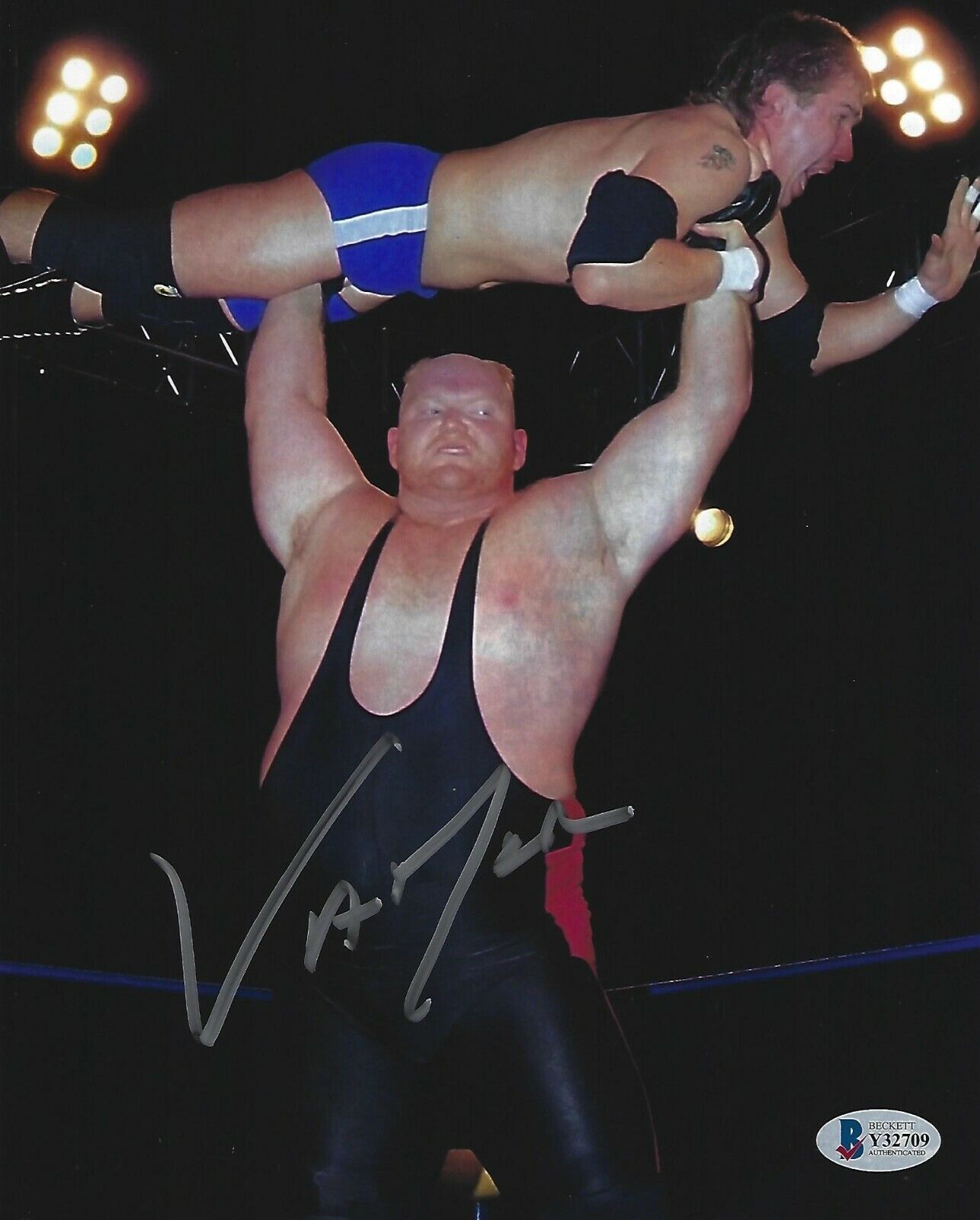 Big Van Vader Signed 8x10 Photo Poster painting BAS COA WWE New Japan Pro Wrestling Autograph 3