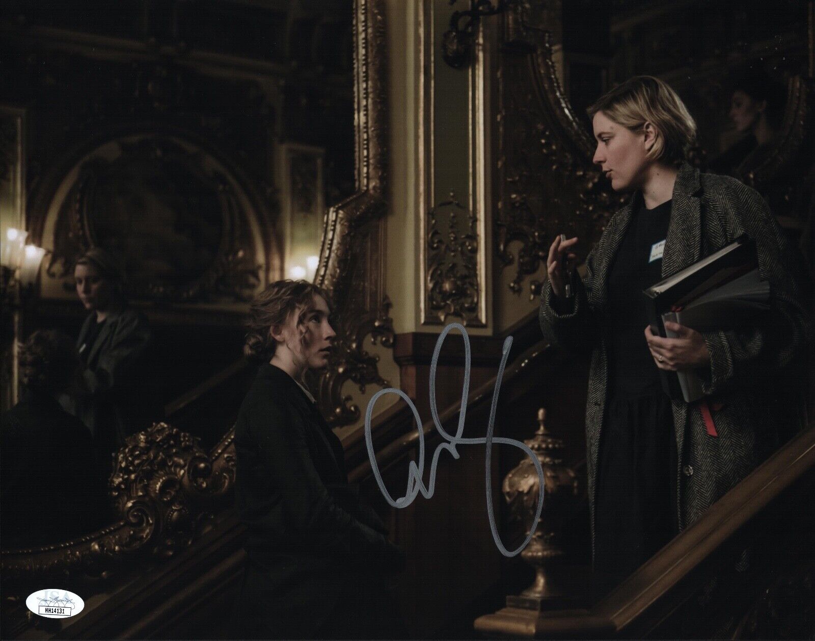 Greta Gerwig Signed 11x14 Little Women BTS Authentic Autograph Director JSA COA