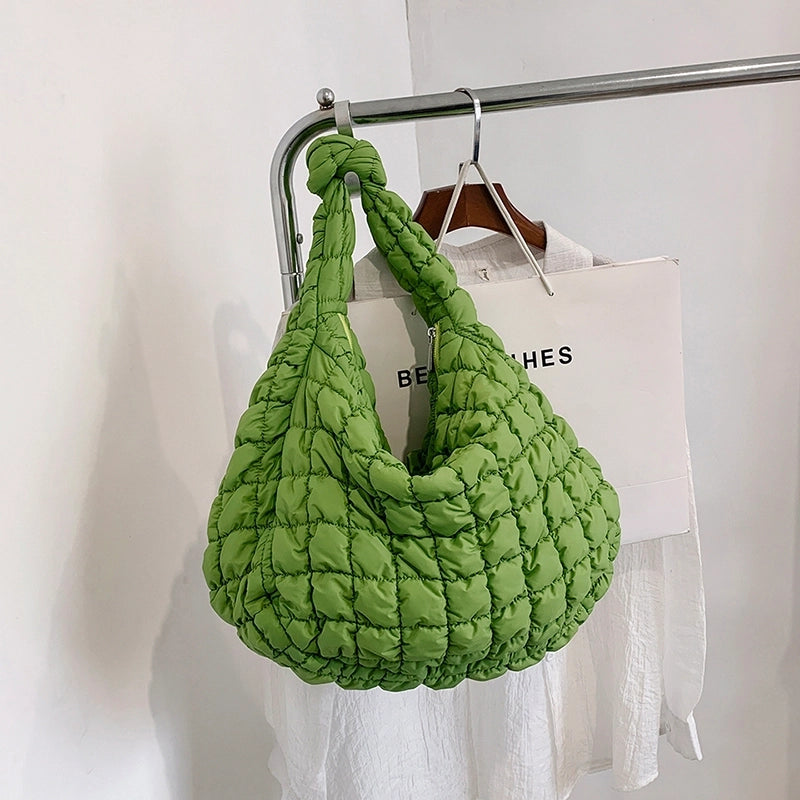 Women’s Large All Seasons Nylon Elegant Classic Style Shoulder Bag Handbag Tote Bag