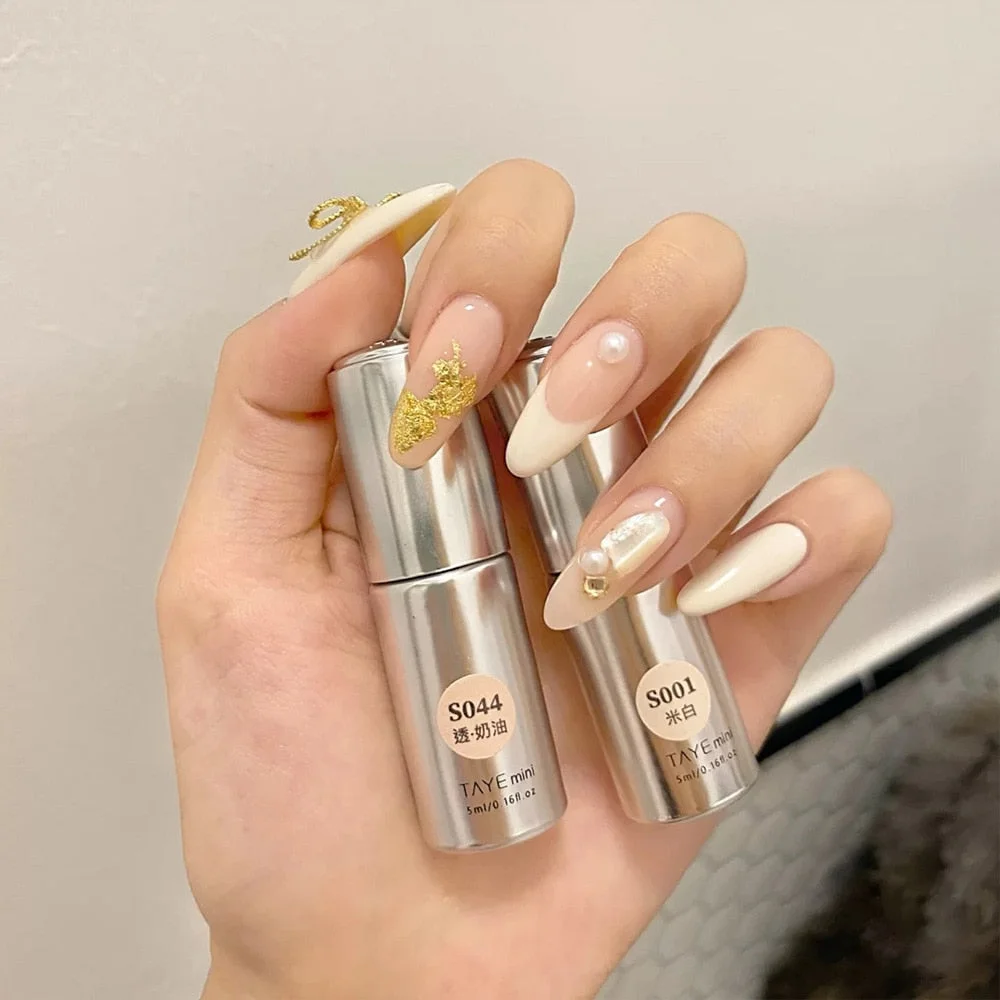 24pcs Aesthetic Northern Lights stiletto nail tips Simple Fashion Lasting Fake Nails Wearable Full Cover Finished Fingernails TY-Nail Inspo