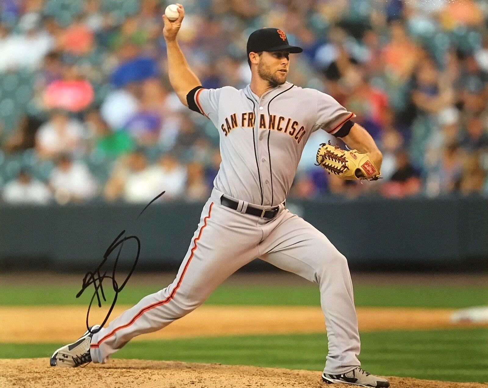 PROOF! HUNTER STRICKLAND Signed Autographed 8x10 Photo Poster painting San Francisco Giants