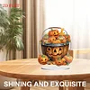 2D flache Halloween Kürbis Druck DIY Diamond Malerei Desktop Ornamente Dekor Kit