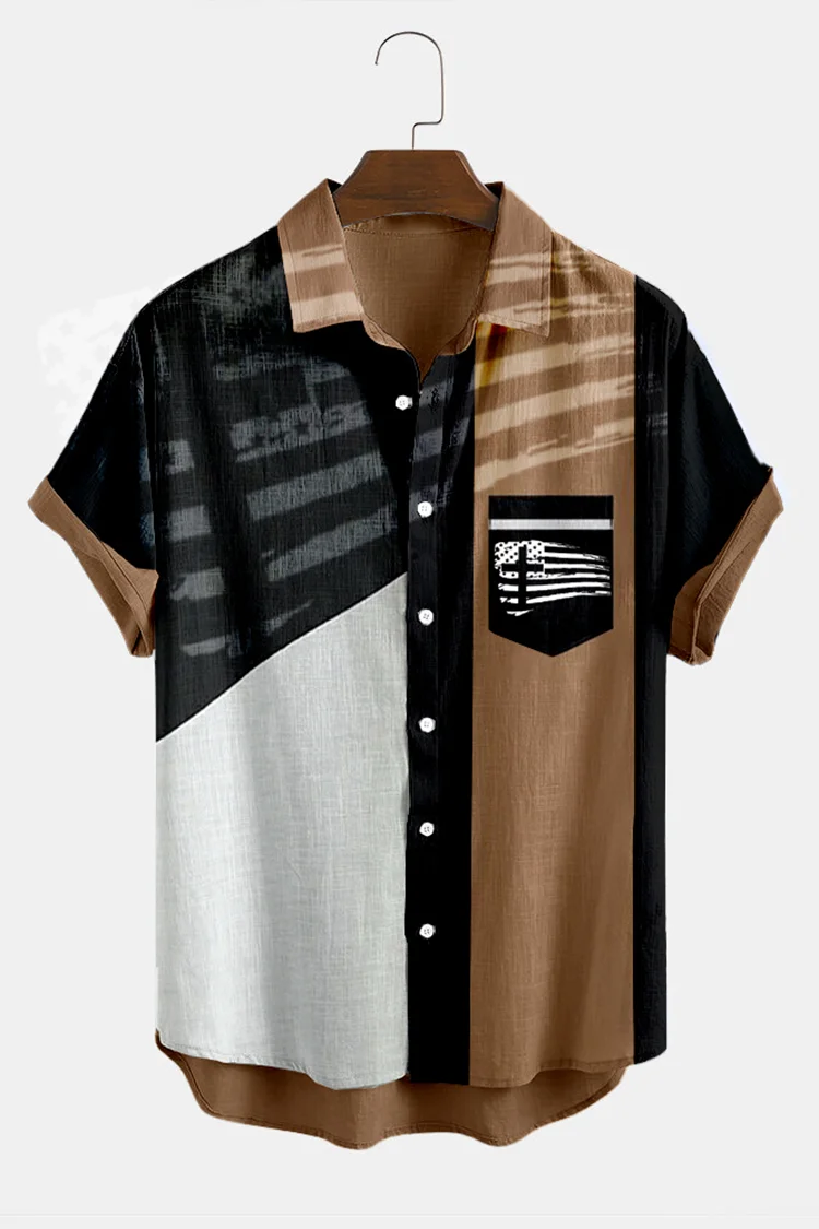 Fashion American Flag Shirt