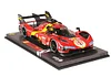 1:18 Ferrari 499P Le Mans 24 Hours Endurance Race Simulation Alloy Car Model Static Toy