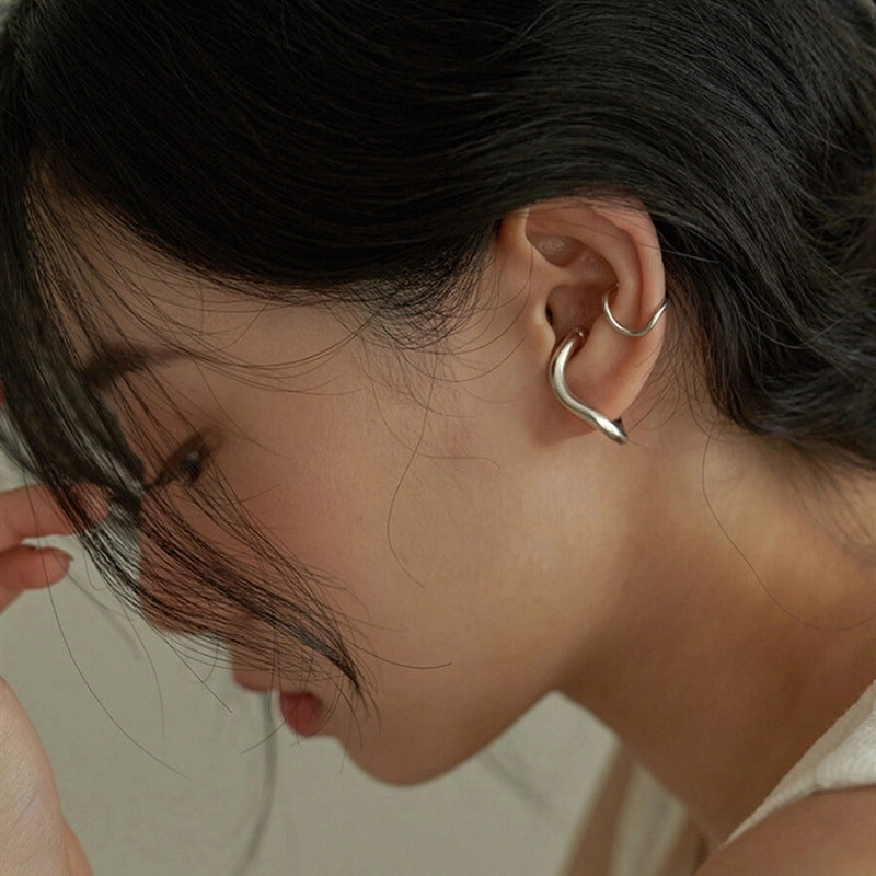 1 Pair Minimalist Geometric Plating Brass Ear Cuffs