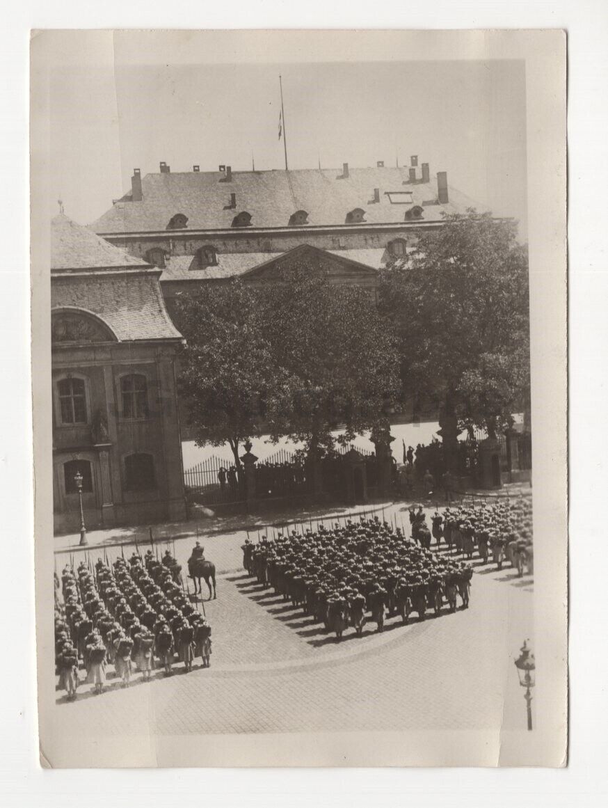 Occupation of the Rhineland - German Empire - Vintage Press Photo Poster paintinggraph, 1930