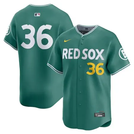 Men's Boston Red Sox #36 Triston Casas  Green 2025 City Connect Limited Player Jersey MTQM
