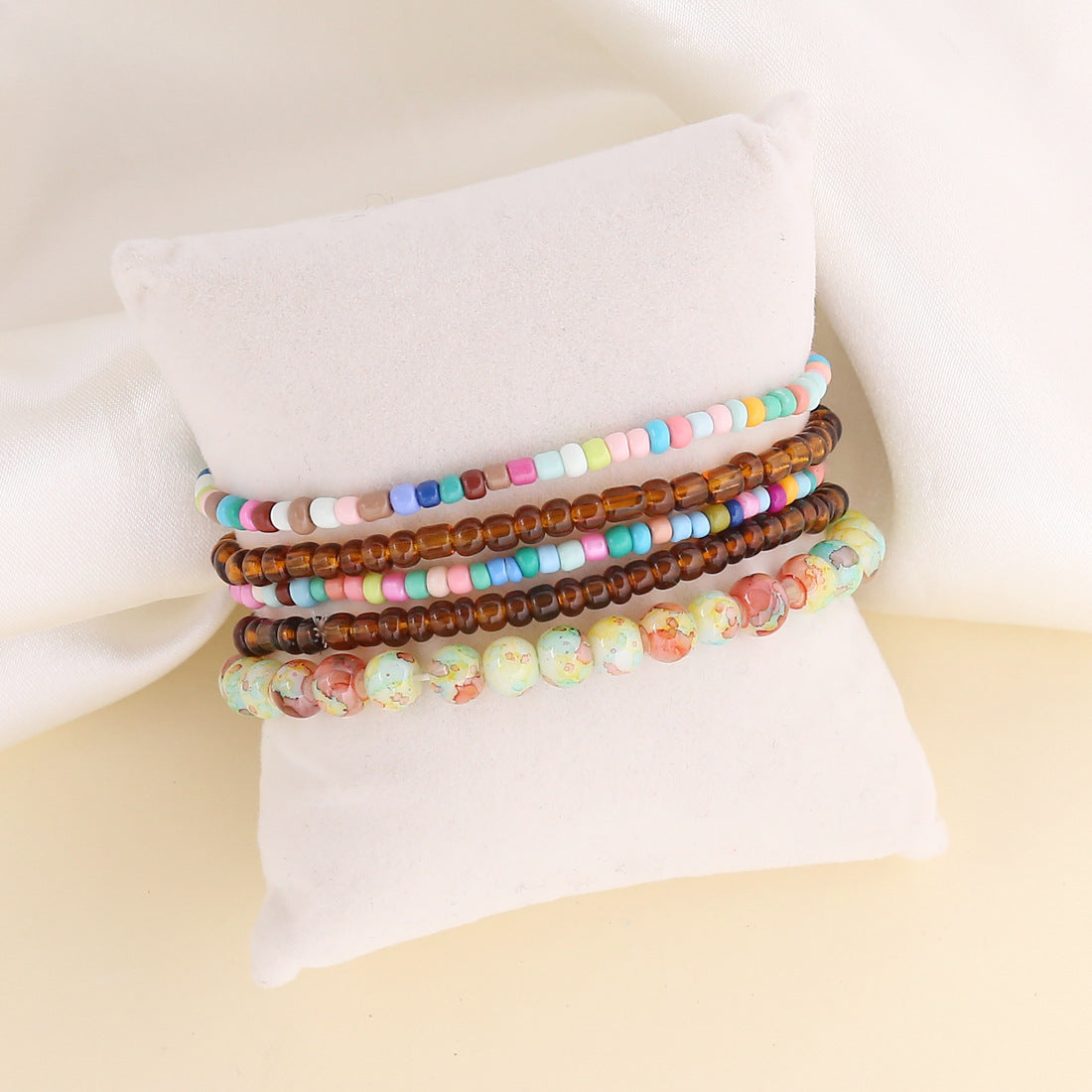 Women Bohemian Heart Bead Bracelets