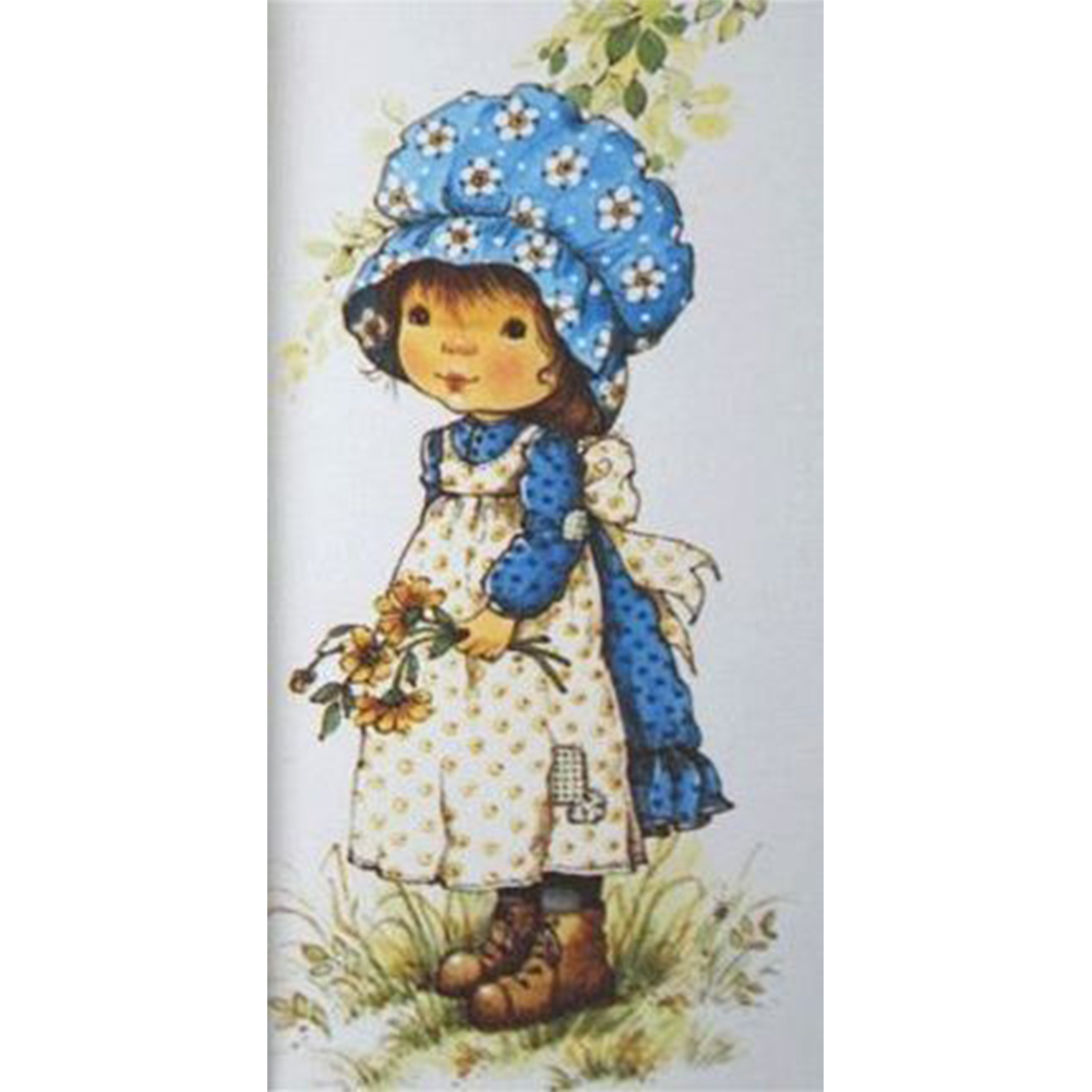 

Cute Girl - 11CT Stamped Cross Stitch - 20*50CM, 501 Original