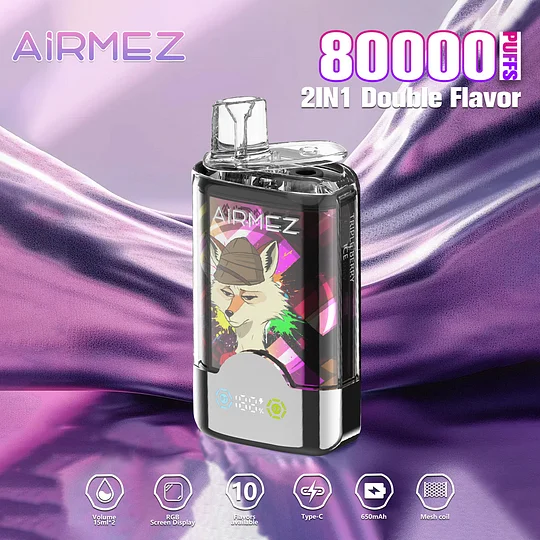 Airmez 80K Puffs 2 in 1 Disposable Vape | Bulk Wholesale