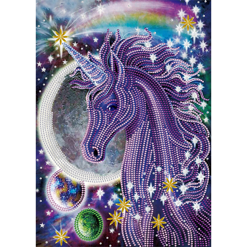 

Unicorn - Special Shaped Diamond Painting - 30*40CM, 501 Original