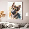 German Shepherd Dog-11CT Stamped Cross Stitch 40*50cm/15.75*19.69in tapestrymarket