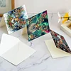 (US Only)6PCS DIY Christmas Elk Diamond Art Greeting Cards Congratulations Cards & Gifts