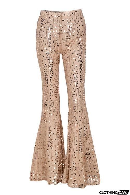 Stunner Flares Sequin Pants