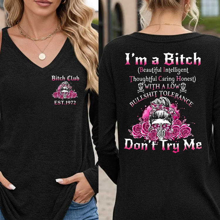 💥 BITCH CLUB EST. YEAR: The Low Tolerance Declaration Series