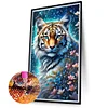 (40*70cm)Tiger - Full Round Drill Diamond Painting