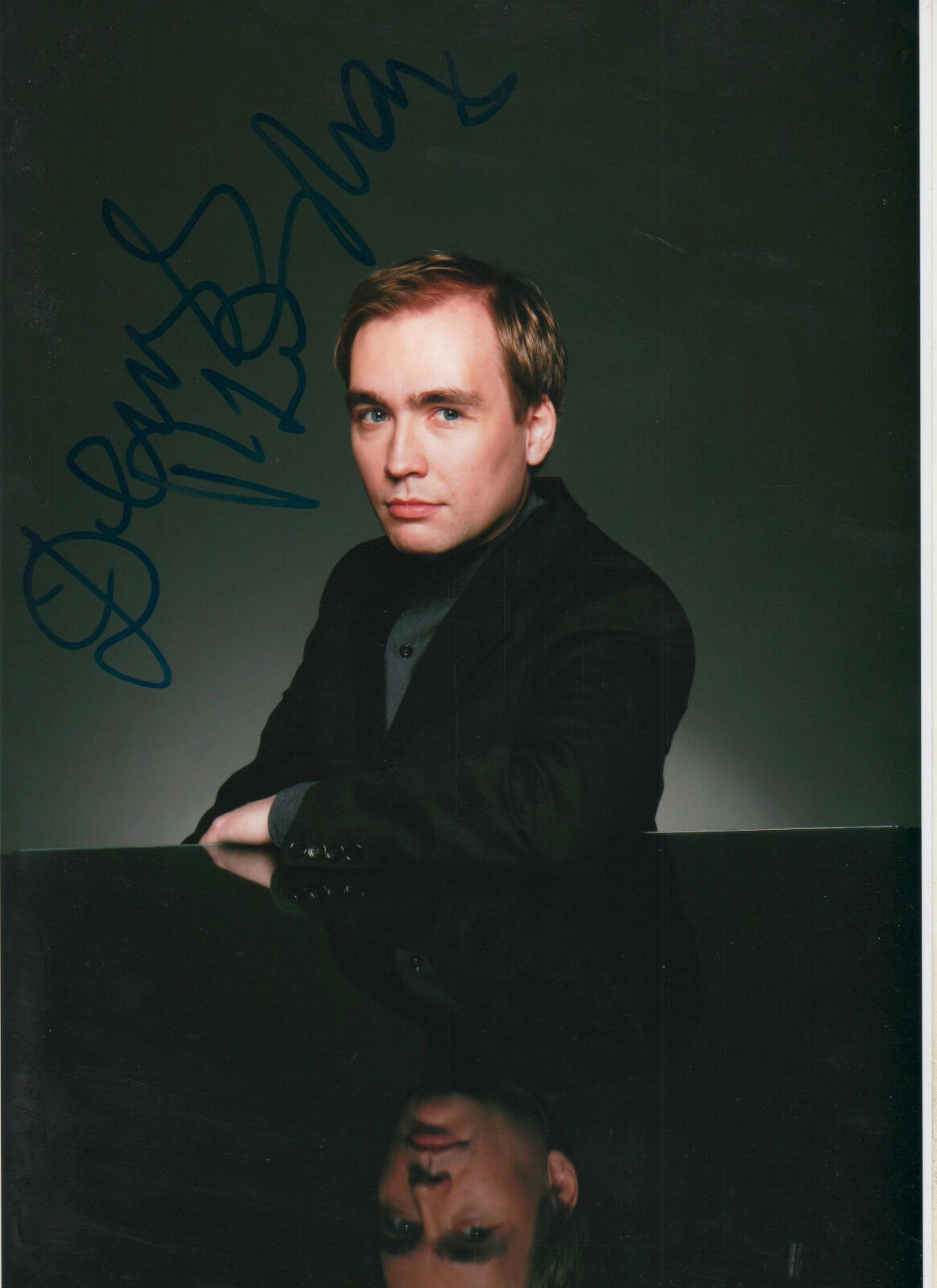 Denys Proshayev Pianist signed 8x12 inch Photo Poster painting autograph