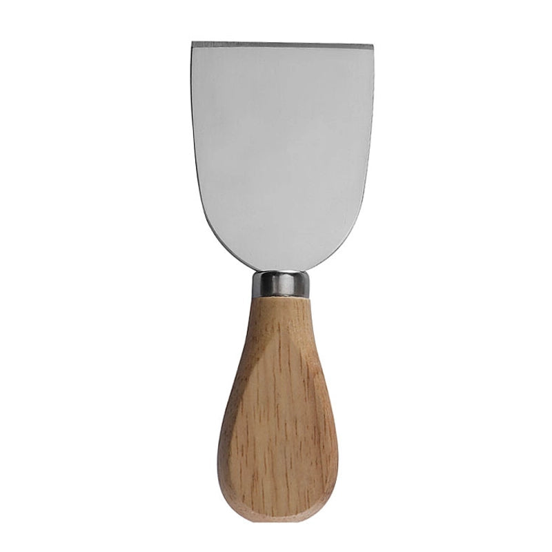 Stainless Steel Cheese Knife With Wooden Handle Suit Baking Tool Steak Knife Butter Butter Spatula Cheese Pizza Small Knife And Fork