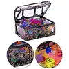 26Pcs Dive Gems Pool  with Treasure Box Diamond Jewel  for Swimming Pool