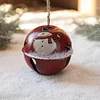 Cute Christmas Tree Snowman Elk Hanging Bells