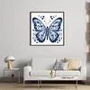 Butterfly-11CT Stamped Cross Stitch 40*40cm/15.75*15.75in