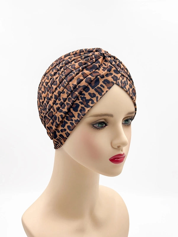 New Color Printed Leopard Print Indian Hat Popular Headscarf Cap Baotou Hat