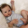 [New] 17'' Truly Lifelike Reborn Baby Girl Brown Eyes Newborn Doll Sudina with Heartbeat💖 & Sound🔊 - RBBI-Myrebornbabydoll&reg; Myrebornbabydoll&reg;