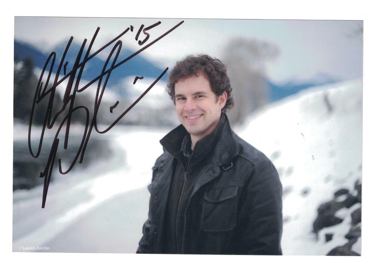 Christopher Paolini Signed Autographed 4 x 6 Photo Poster painting Author The Inheritance Cycle