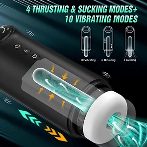 Alien 4-in-1 Heating Thrusting Sucking & Vibrating Male Masturbator