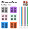Silicone Cover Case for YOTO Mini Music Players Portable Protective Cover with Lanyard Anti-Slip Travel Carrying Case Scratch-Resistant
