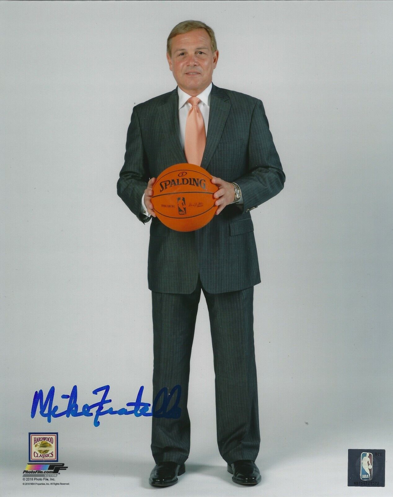 Autographed MIKE FRATELLO New York Knicks 8x10 Photo Poster painting w/COA