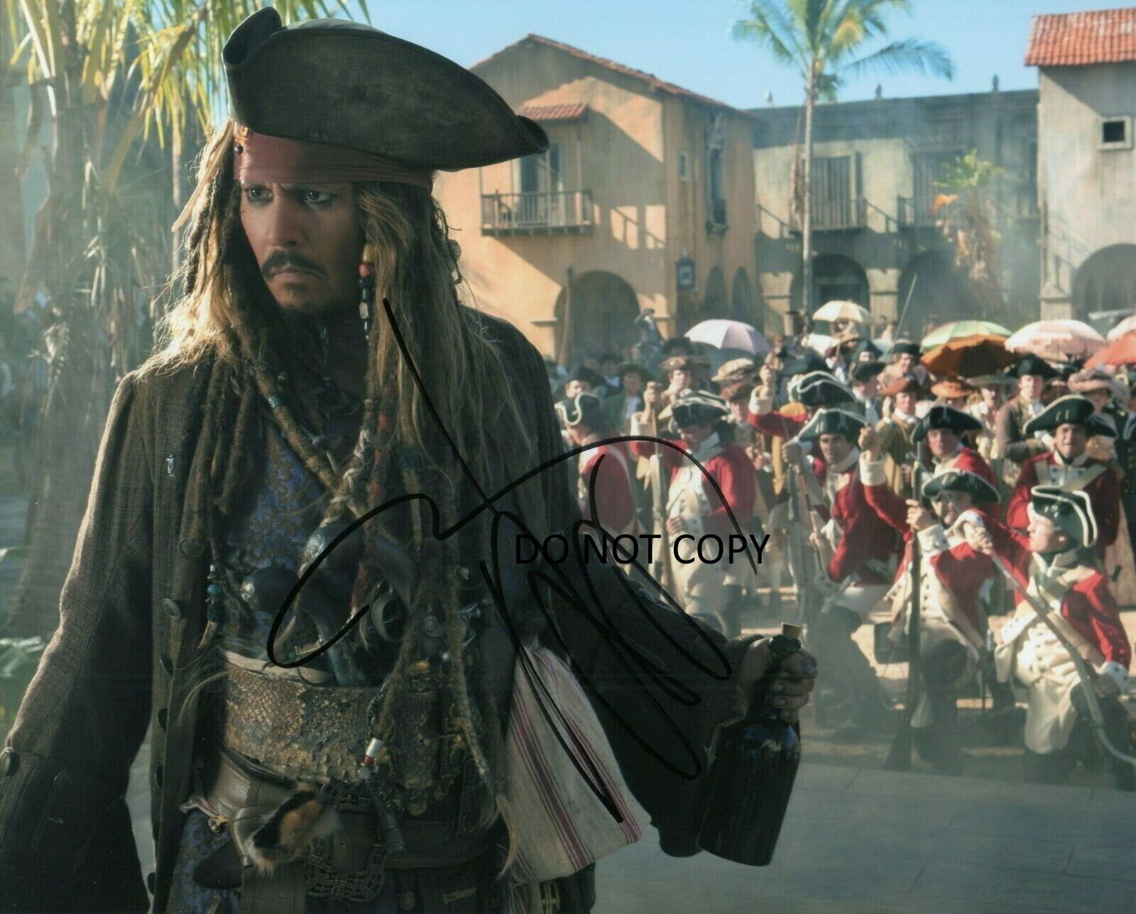 Johnny Depp Autographed signed 8x10 Photo Poster painting Print Jack Sparrow Pirates REPRINT