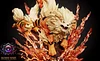 Evolution of Hisui Arcanine Set with LED - Pokemon Resin Statue - Black Rose Studio