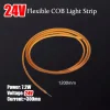 1.8Mm Narrow 360 Degree Luminous Cob Strip 3/24V Led Filament Flexible Silicone Lamp Edison Bulb Diode Filament Diy Decoration