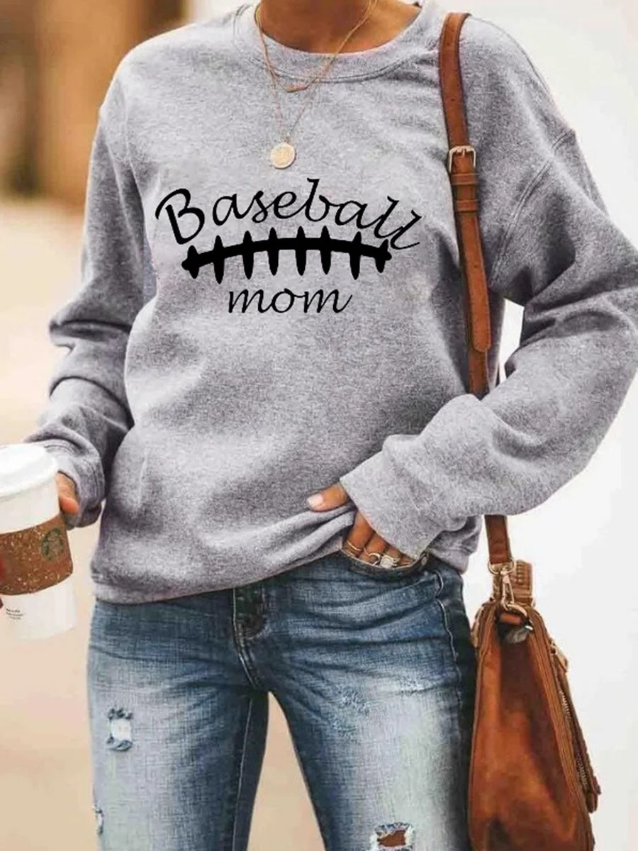 Baseball  Mom Sweatshirt