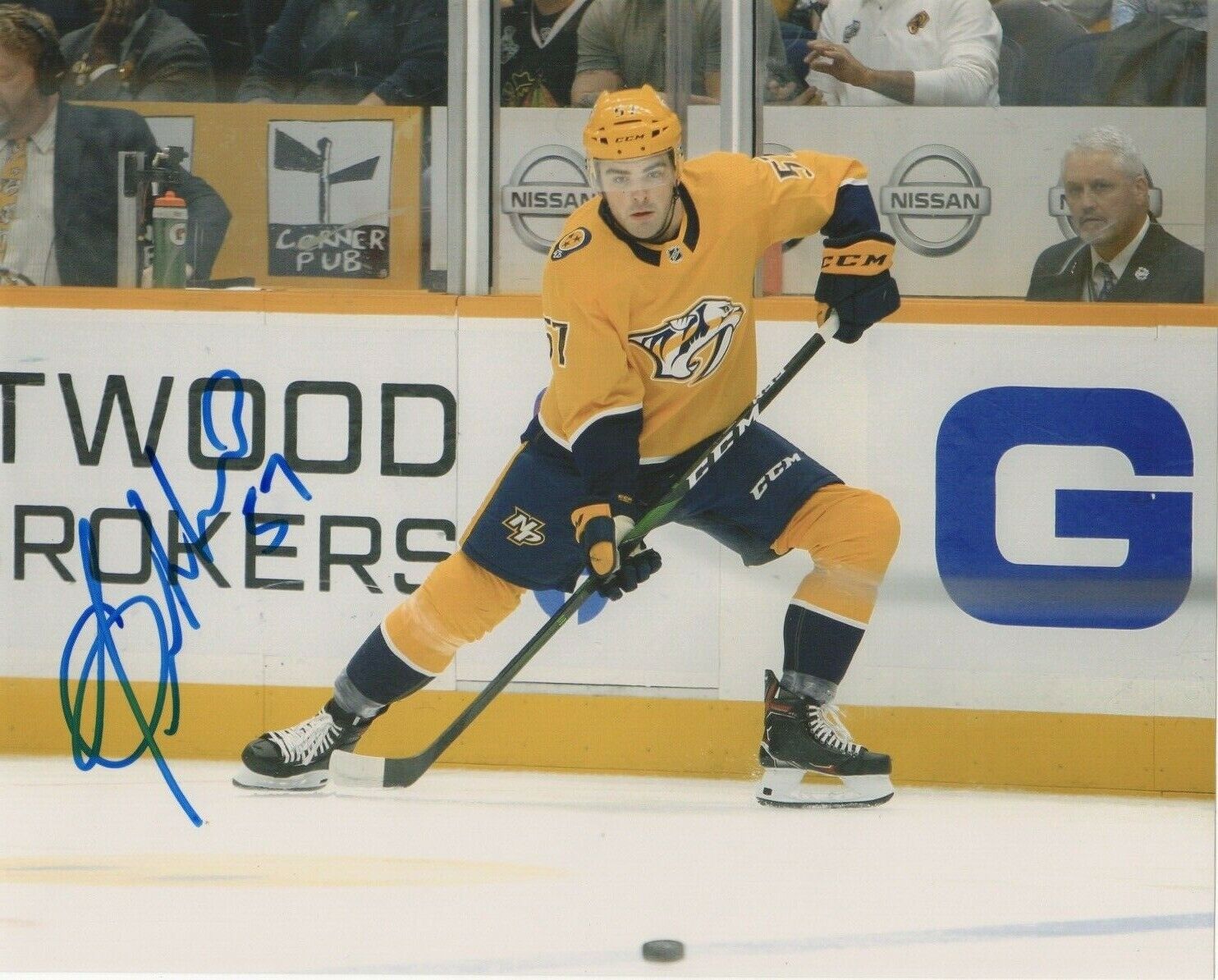 Nashville Predators Dante Fabbro Signed Autographed 8x10 NHL Photo Poster painting COA