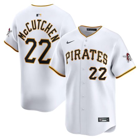 Men's Pittsburgh Pirates #22 Andrew McCutchen  White Home Limited Player Jersey