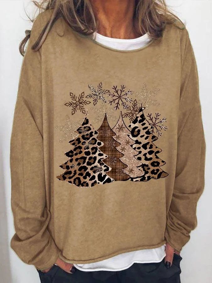 womens-leopard-christmas-tree-print-long-sleeve-t-shirt