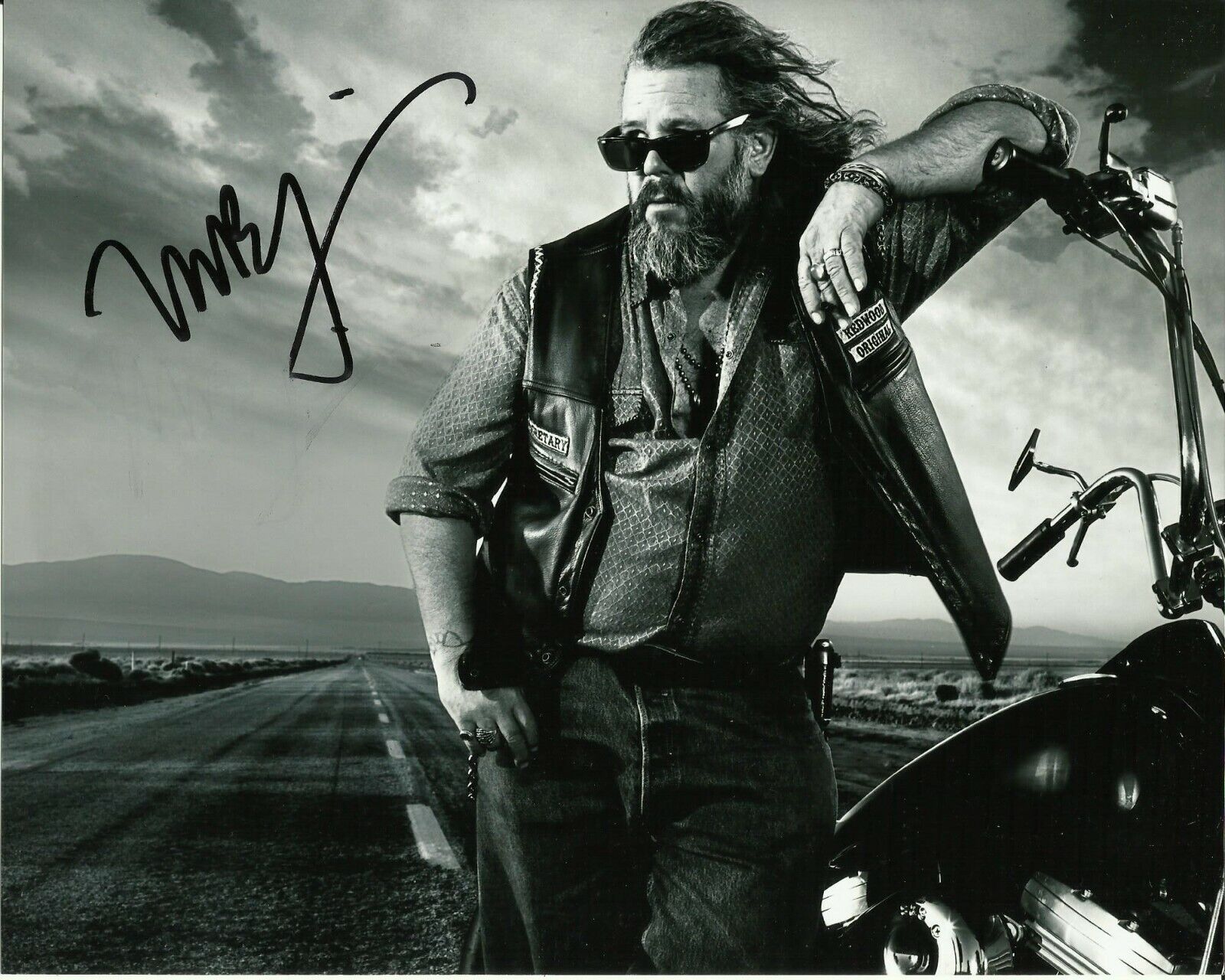 MARK BOONE JNR SIGNED SONS OF ANARCHY Photo Poster painting UACC REG 242