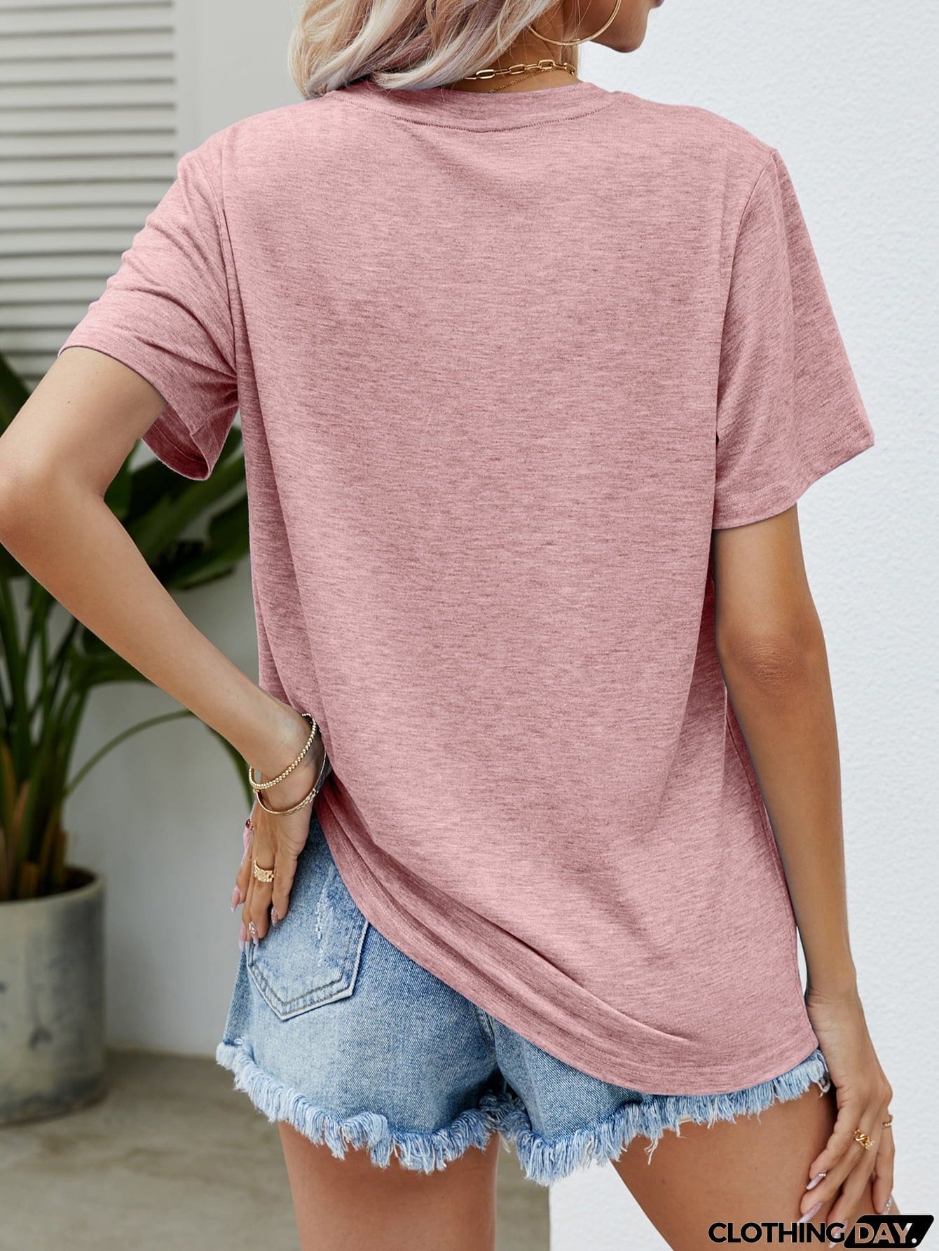 US Flag Peace Sign Hand Graphic Tee