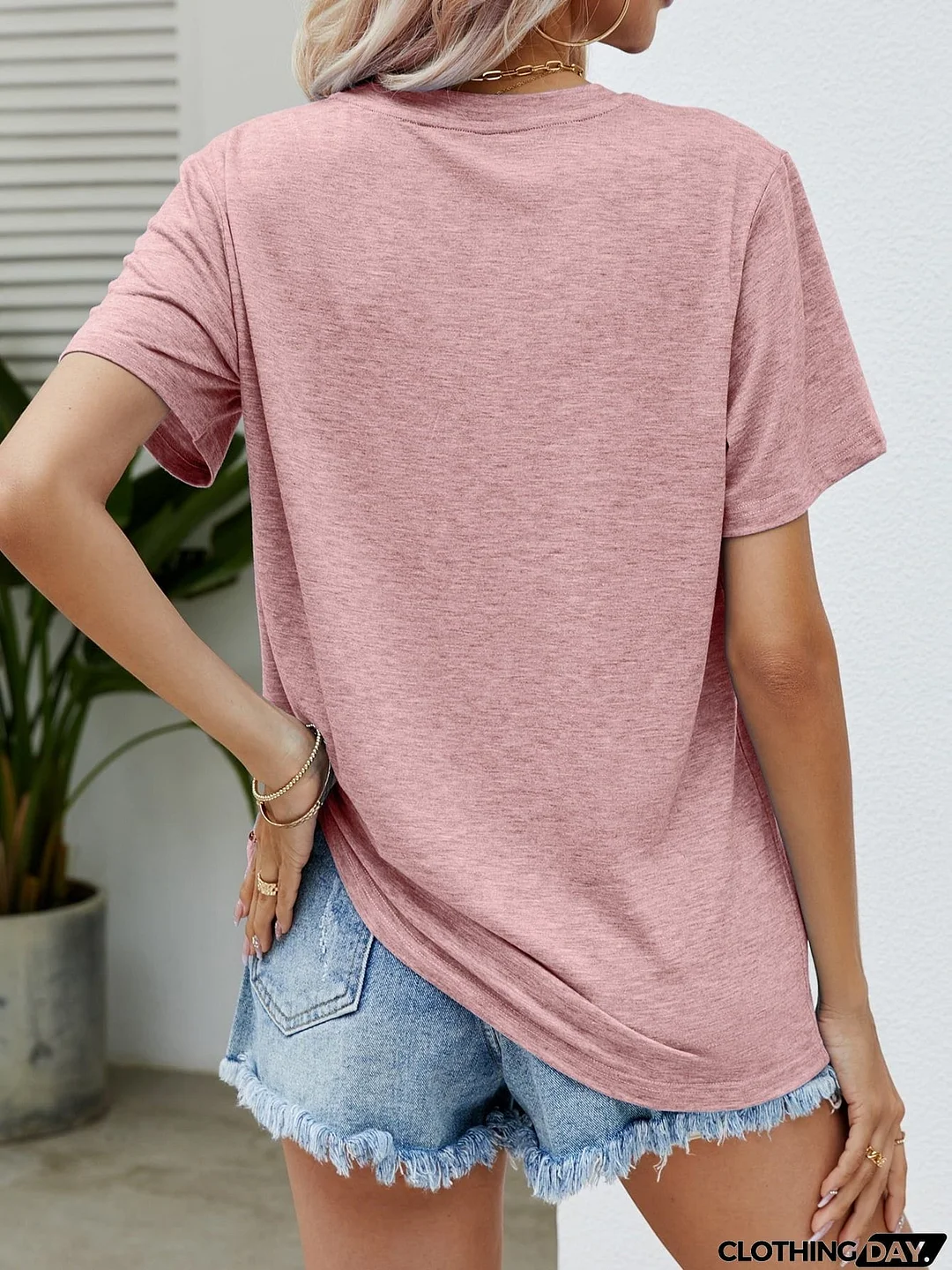 US Flag Peace Sign Hand Graphic Tee