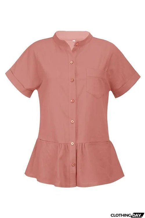 Button Short Sleeve Shirt