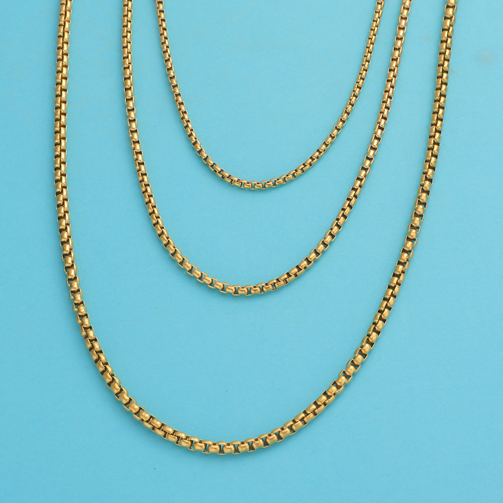 2 Pieces Stainless Steel Electroplating Chains